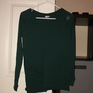 PINK V-neck Long sleeve shirt